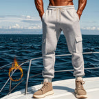 Herren Sportliche Cargo-Jogginghose mit elastischem Bund und praktischen Taschen R&B
