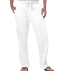 Herren nan weiche Loungehose aus Baumwolljersey mit elastischem Tunnelzugbund und seitlichen Eingrifftaschen R&B
