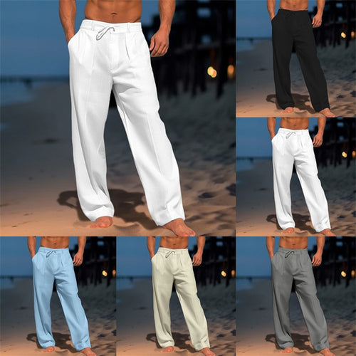 Herren weite Sommerhose mit elastischem Bund und praktischen Taschen R&B