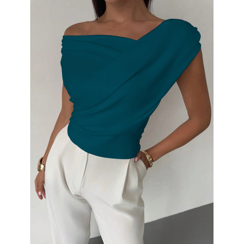 Damen Wickeloberteil mit weichem Stoff und elegantem Design R&B