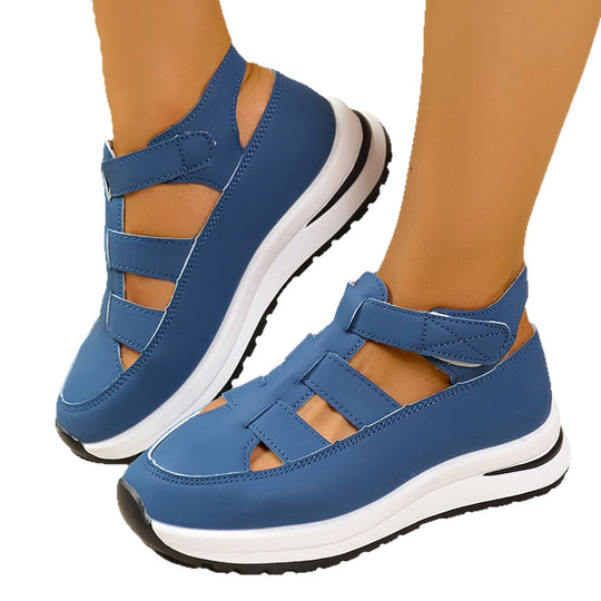 Damen Komfortable Wedge-Schuhe mit verstellbarem Riemendesign R&B