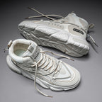 Damen Hohe Sneaker mit stoßdämpfender Sohle und atmungsaktiver Mesh-Oberfläche