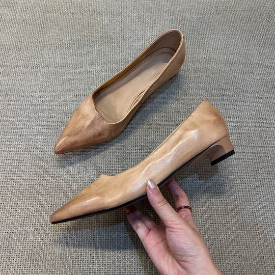 Damen Elegante Ballerinas mit spitzem Design und bequemer Innensohle R&B