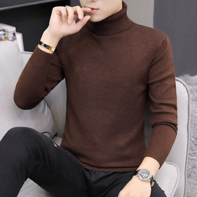 Herren bequemer Rollkragenpullover R&B