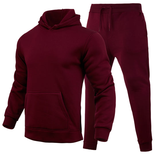 Damen Sportliches Hoodie- und Jogginghose-Set aus hochwertigem Baumwollmix R&B