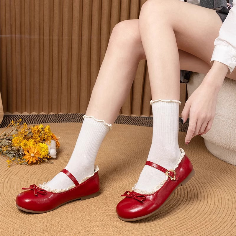 Damen Ballerina-Schuhe mit eleganter Riemchen-Detail und bequemer Sohle R&B
