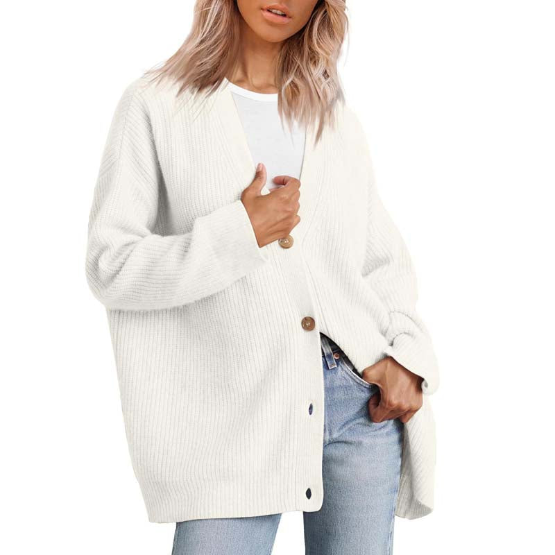 R&B | Klassische Strick-Strickjacke für Alltag