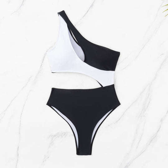 Damen Einteiler mit asymmetrischem Schnitt R&B