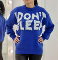 Damen Kuscheliger Statement-Pullover mit Motiv R&B