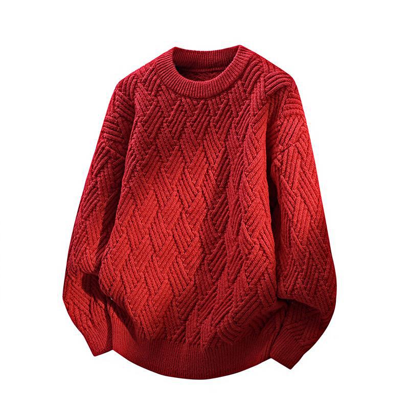 Damen Gemusterter Strickpullover R&B