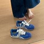 Damen modische Sneakers mit atmungsaktiver Oberflächenstruktur und dämpfender Sohle R&B