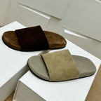Damen Moderne Clogs mit weichem Leder-Obermaterial