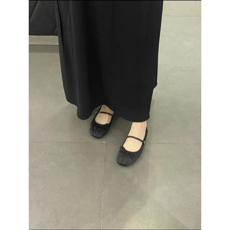 Damen Ballerinas mit verstellbarem Riemendesign und modischem Akzent R&B