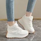Damen High-Top Sneakers mit samtigem Innenfutter und rutschfester Sohle R&B
