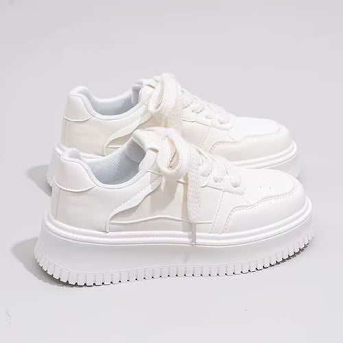 Damen Sportliche Sneakers mit dicker Laufsohle und atmungsaktiver Fütterung R&B