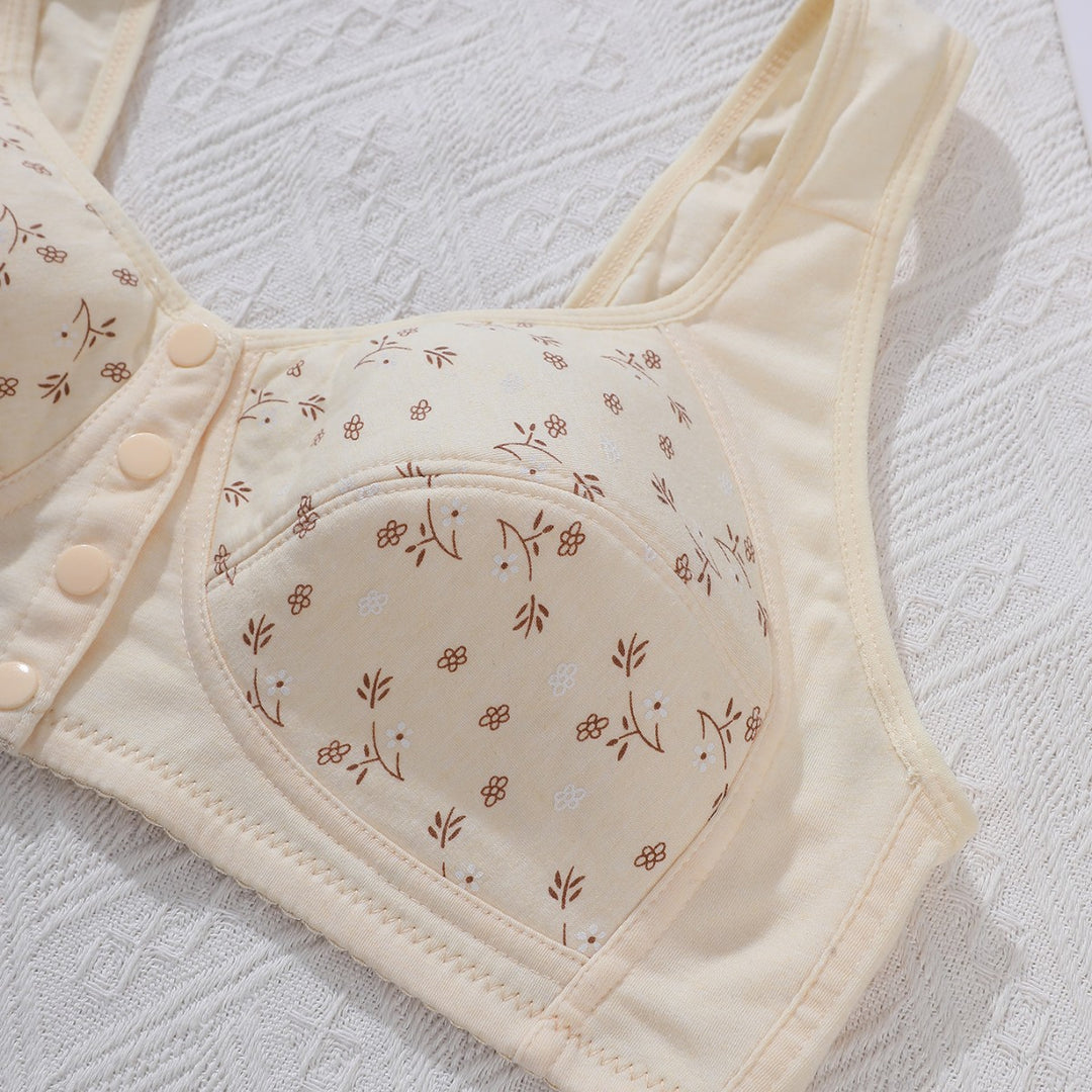 Damen Bequemer und stilvoller BH mit floralem Design R&B