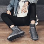 Damen elegante kurze Stiefel mit verstellbarem Riemen R&B