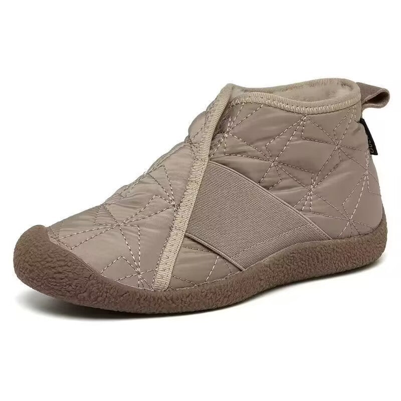 Damen Bequeme und isolierte Hausschuhe mit rutschfester Sohle R&B
