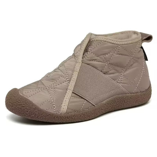 Damen Bequeme und isolierte Hausschuhe mit rutschfester Sohle R&B