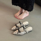 Damen Slingback-Ballerinas mit Punkte-Design R&B