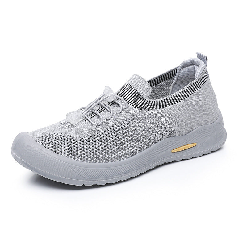 Damen Sportliche Freizeitschuhe mit elastischem Schnürsystem und rutschfester Sohle R&B