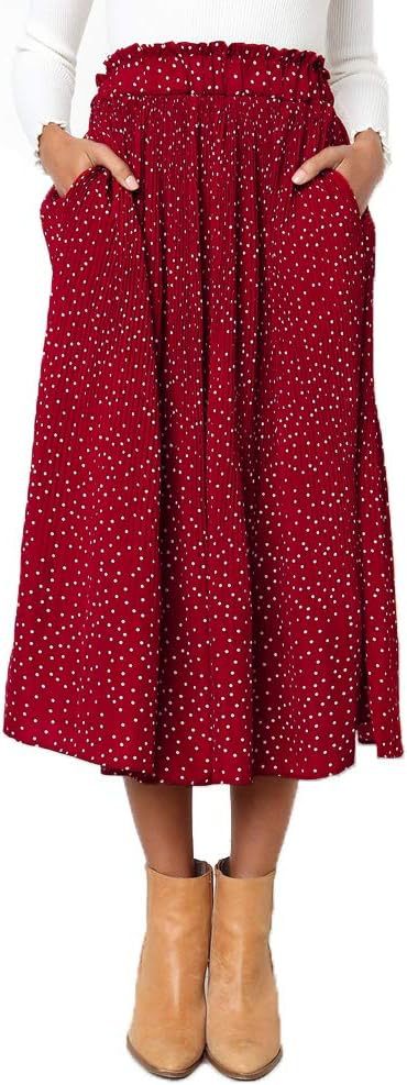 Damen Maxirock mit modischem Animal Print R&B