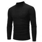 Herren Rollkragenpullover mit enger Passform und edel strukturiertem Material R&B