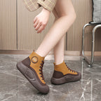 Damen Sportliche High-Top Sneaker mit rutschfester Sohle und ergonomischer Dämpfung R&B