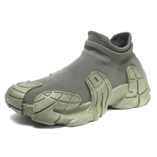 Damen modische High-Top Sneakers mit atmungsaktivem Mesh R&B