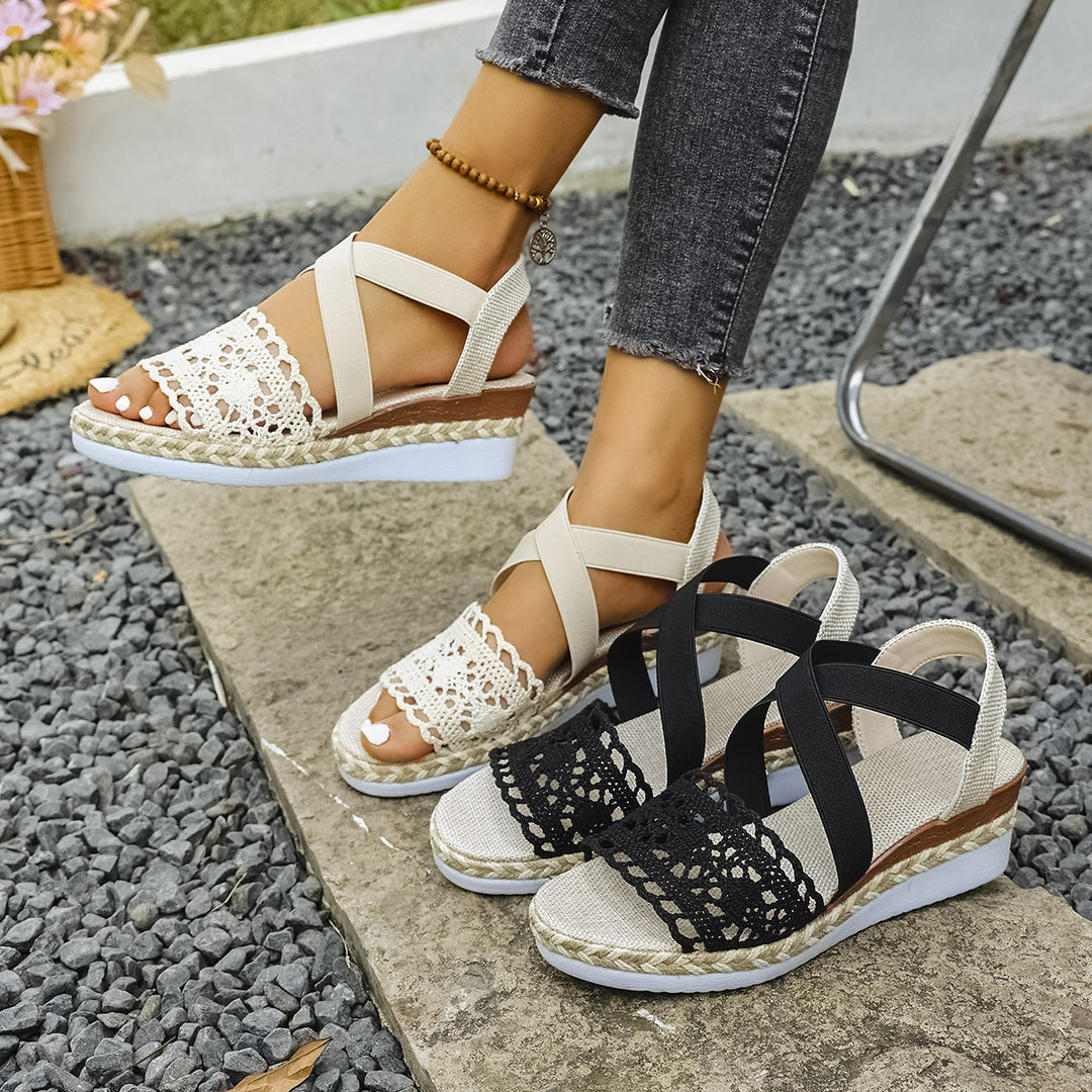 Damen Plateau Sandalen R&B