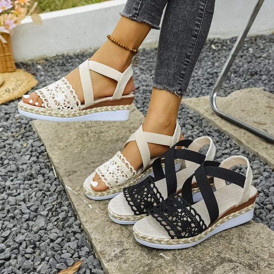 Damen Plateau Sandalen R&B