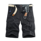 Herren vielseitige Cargo-Shorts mit verstellbarem Gürtel R&B