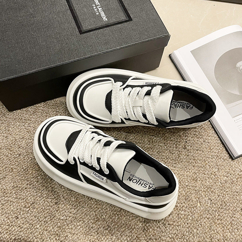 Damen Modische Sneaker mit dickem Plateau und innovativem Design R&B