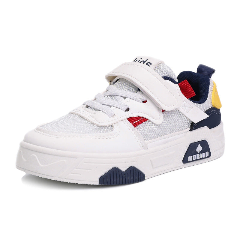 Damen atmungsaktive Klett-Sneaker mit modischem Design und dämpfender Sohle R&B