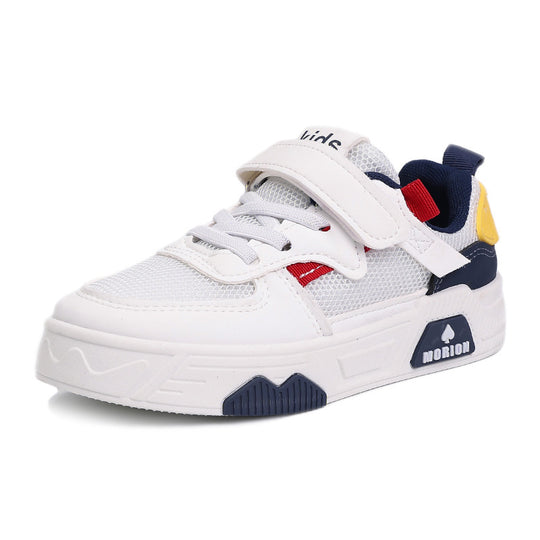 Damen atmungsaktive Klett-Sneaker mit modischem Design und dämpfender Sohle R&B