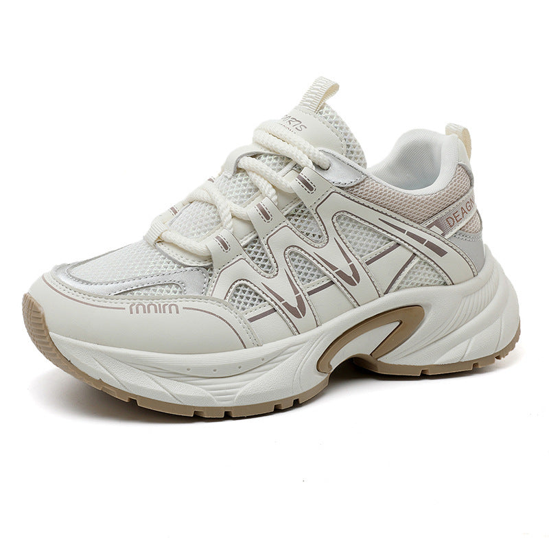 Damen Sportliche Sneakers mit atmungsaktivem Mesh-Obermaterial und dämpfender Laufsohle R&B