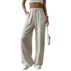 Damen entspannte Leinenhose R&B