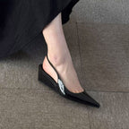 Damen elegante Slingback-Wedges R&B