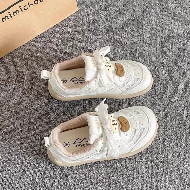 Damen Sportliche Sneakers mit süßem Tiermotiv und innovativem Schnürsystem R&B