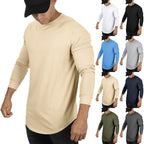 Herren Langarmshirt mit innovativem Schnitt und atmungsaktiver Struktur R&B