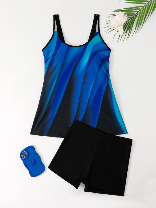 Damen Sportliches Badeanzug-Set R&B