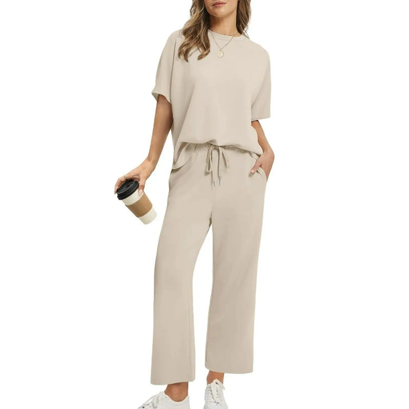 Damen Bequemes Freizeitanzug-Set mit lockerem Schnitt und stilvollen Taschen R&B