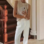 Damen Strickoberteil mit raffiniertem Lochmuster R&B