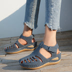 Damen Bequeme und luftige Riemensandalen R&B