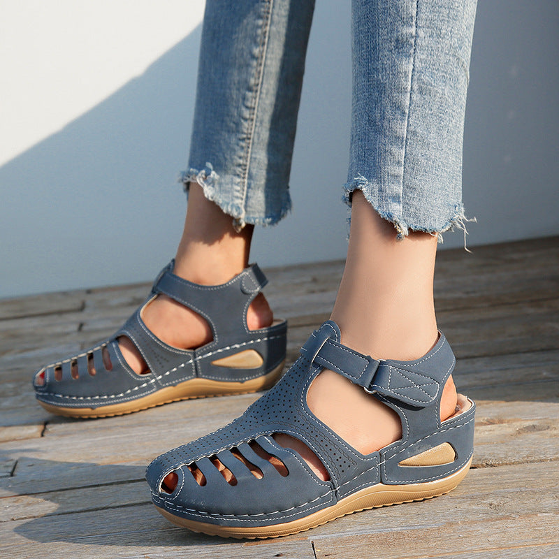 Damen Bequeme und luftige Riemensandalen R&B