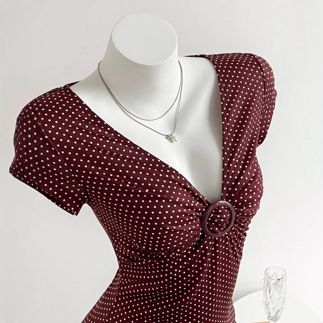 Damen Figurschmeichelndes Shirt mit dekorativem Ringdetail R&B