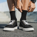 Damen Modische und bequeme Sneakers aus veganem Leder R&B