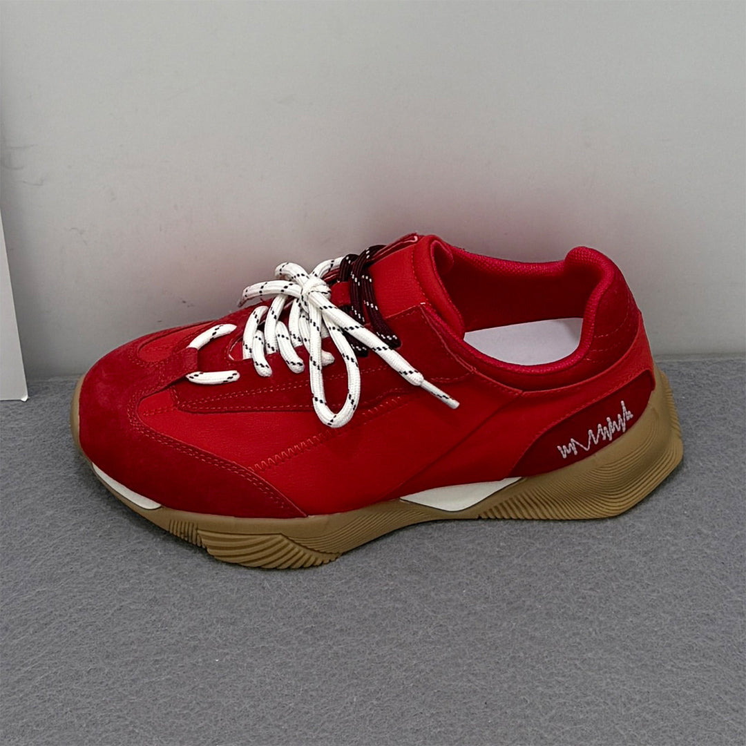 Damen modische Sneakers mit atmungsaktiver Mesh-Oberfläche und trendigem Design R&B