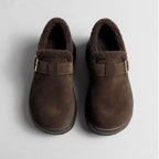 Damen Komfortable Clogs mit elegantem Kunstfellfutter R&B