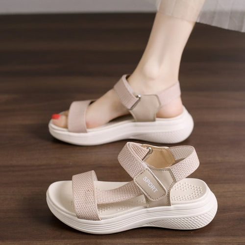 Damen Sportliche Riemensandalen mit gepolstertem Fußbett R&B